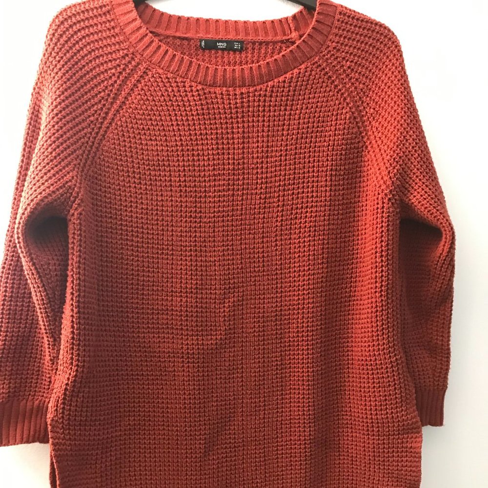 Mango Oversized Cable-Knit Dress- Like new!